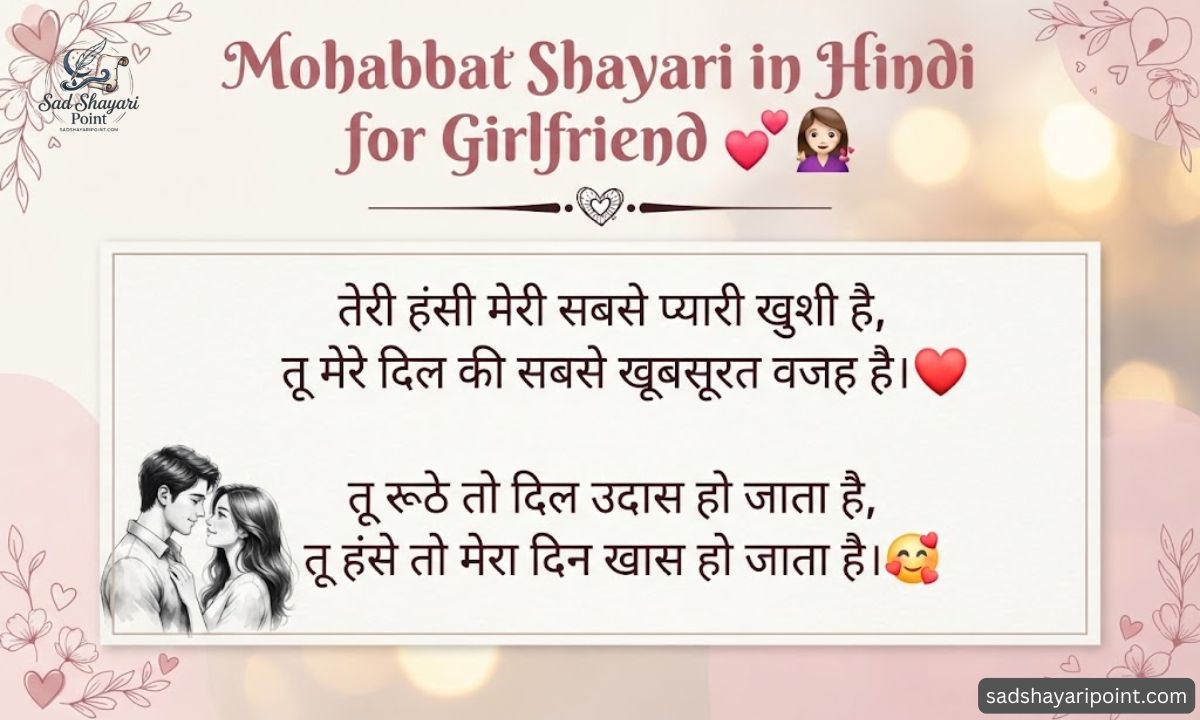 Mohabbat Shayari in Hindi