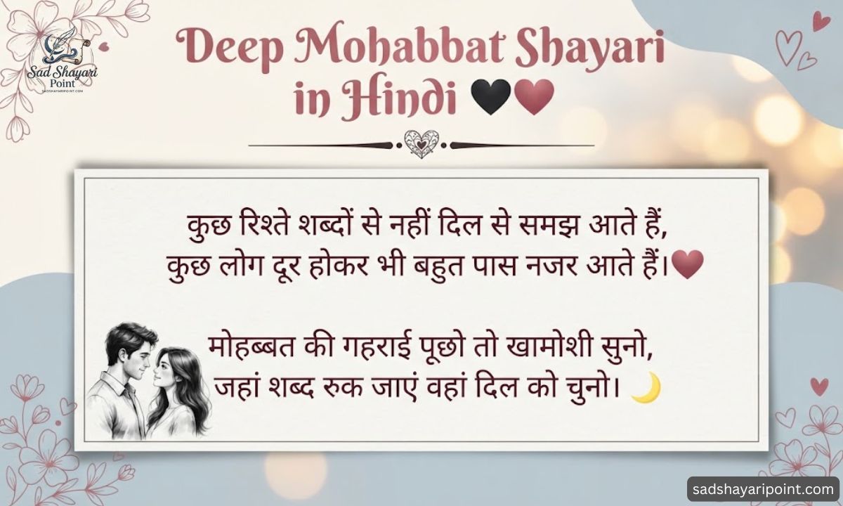 Mohabbat Shayari in Hindi