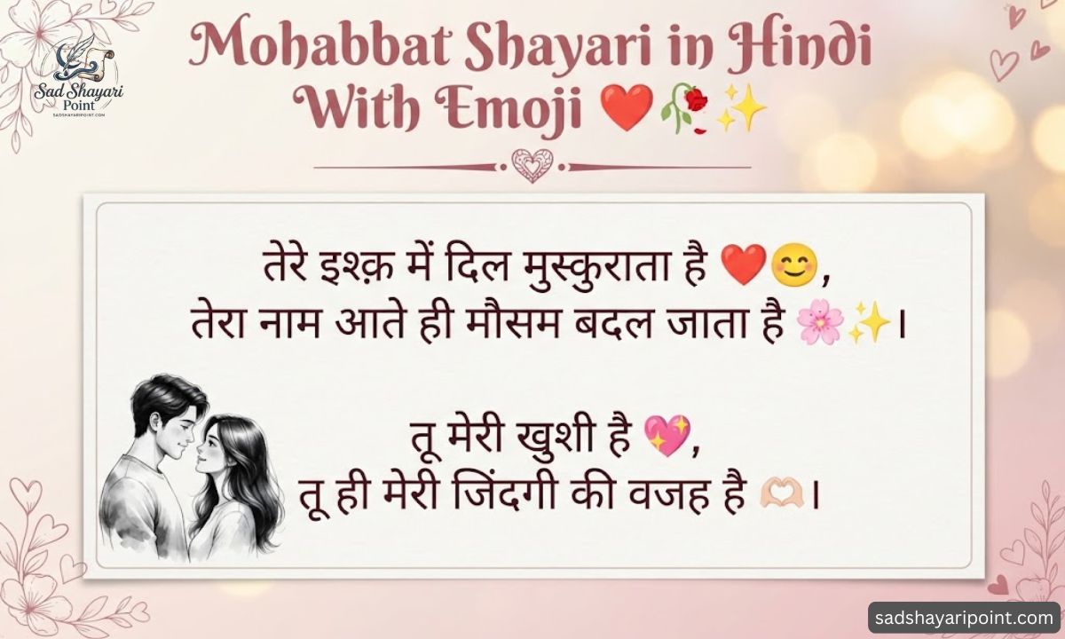 Mohabbat Shayari in Hindi
