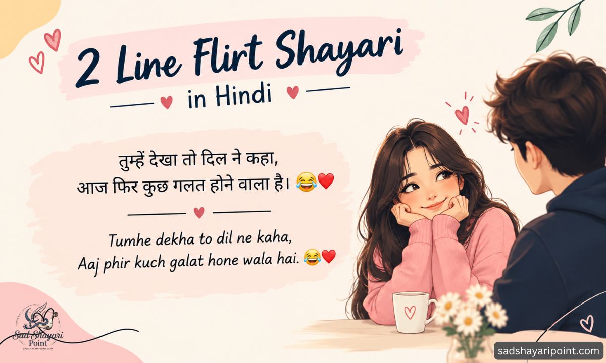 Flirt Shayari in Hindi
