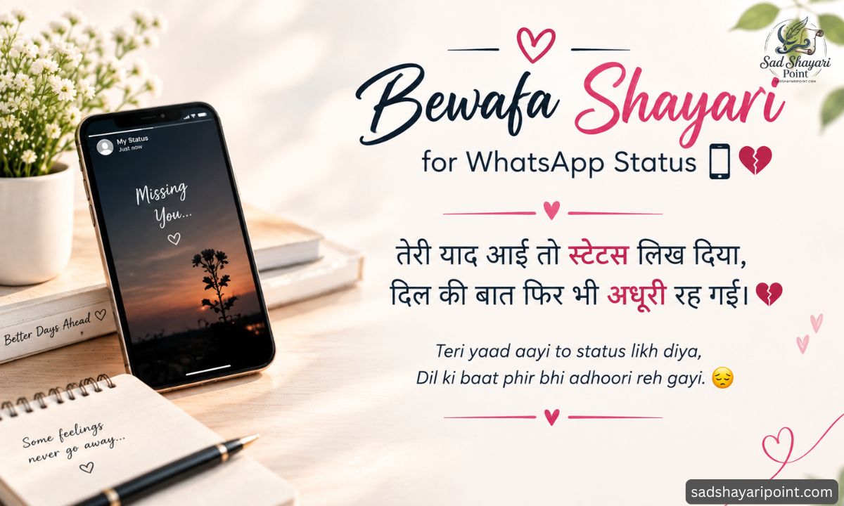 Bewafa Shayari Hindi