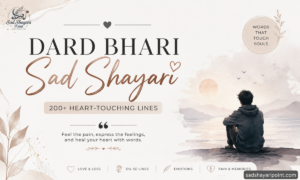Dard Bhari Sad Shayari