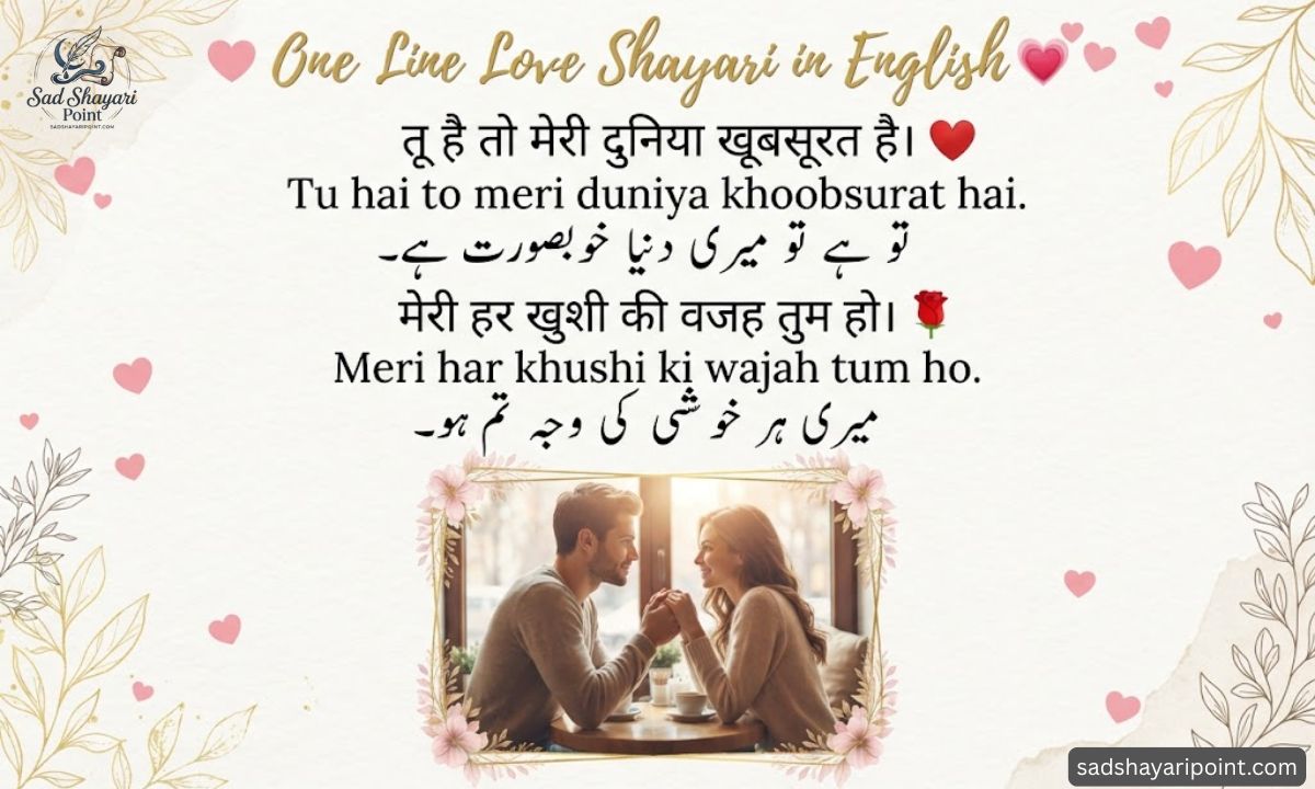 Love Shayari in English