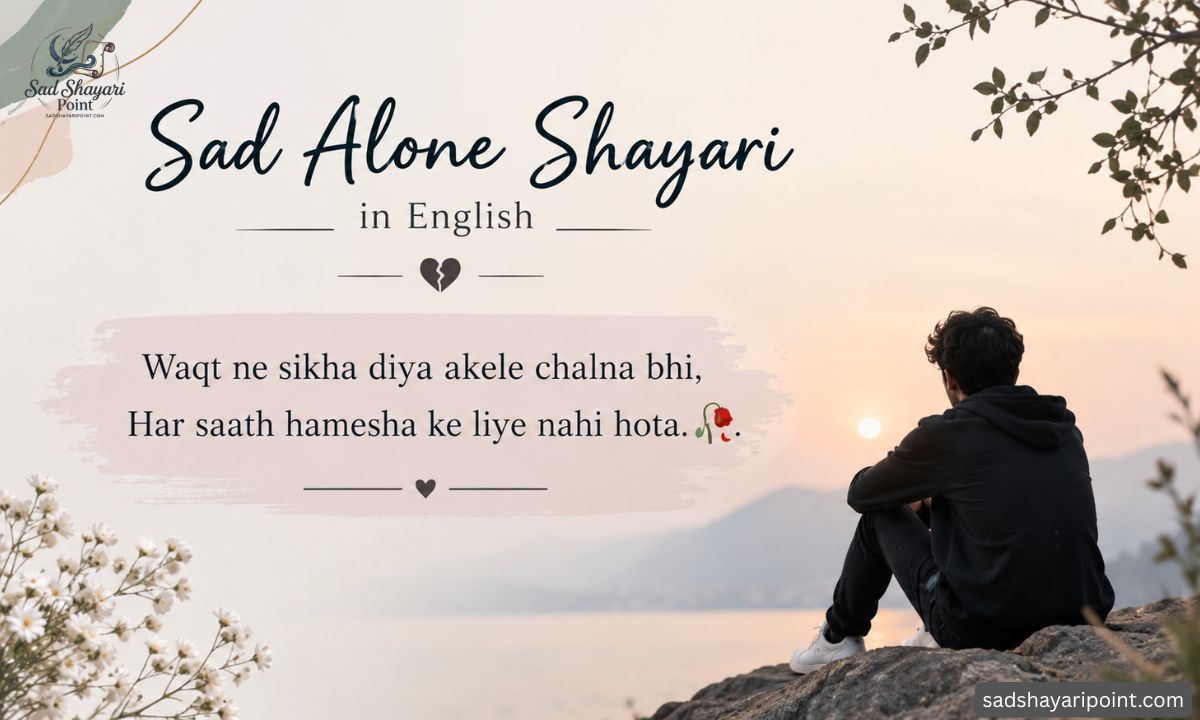 Alone Sad Shayari in English