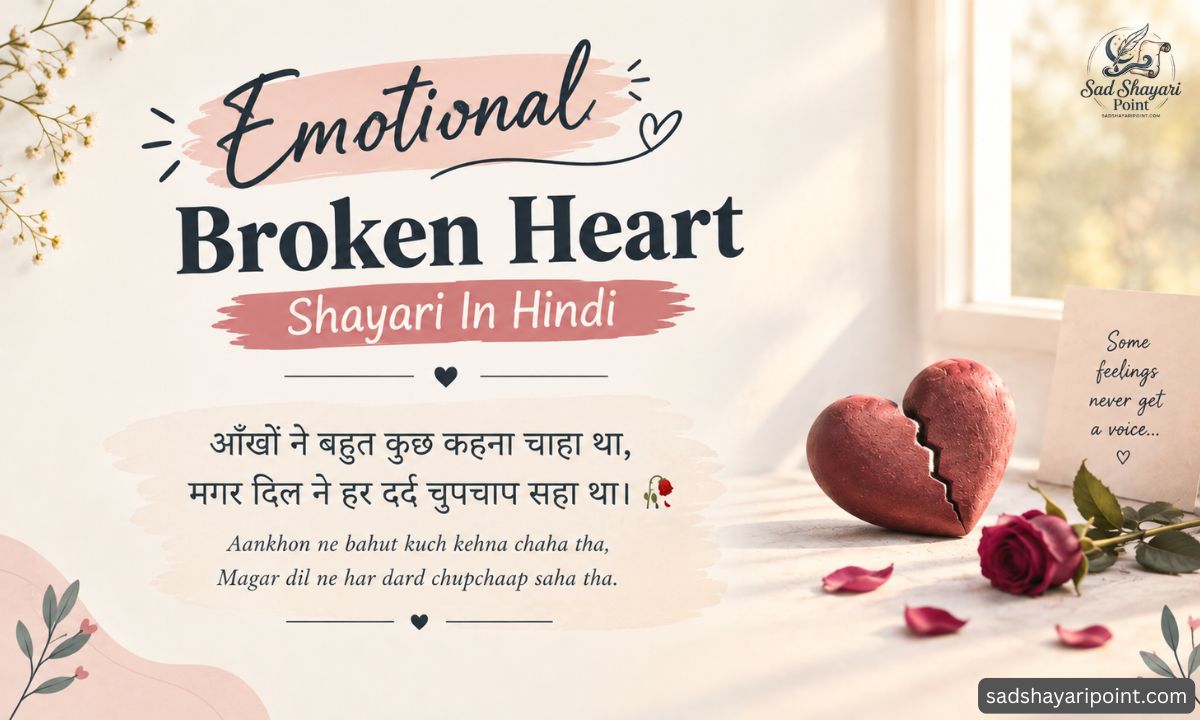 Broken Heart Sad Shayari In Hindi