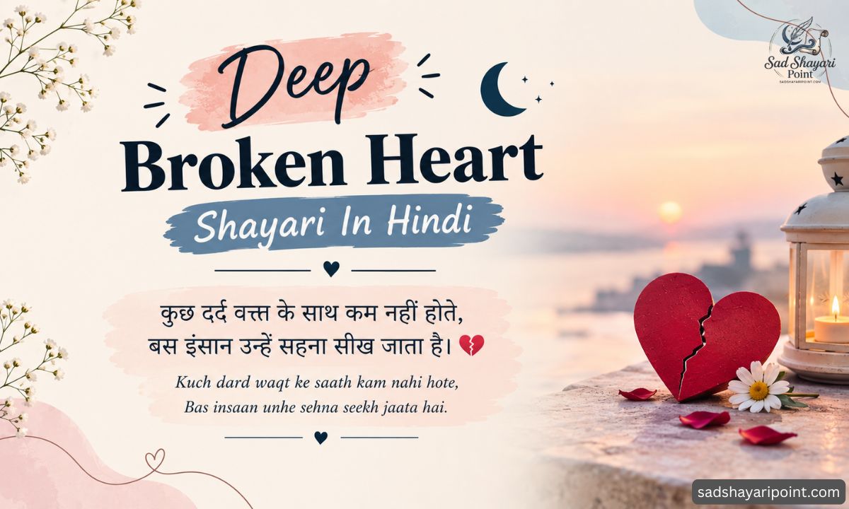 Broken Heart Sad Shayari In Hindi