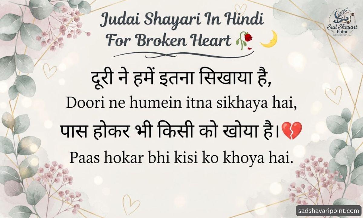 Broken Heart Sad Shayari In Hindi