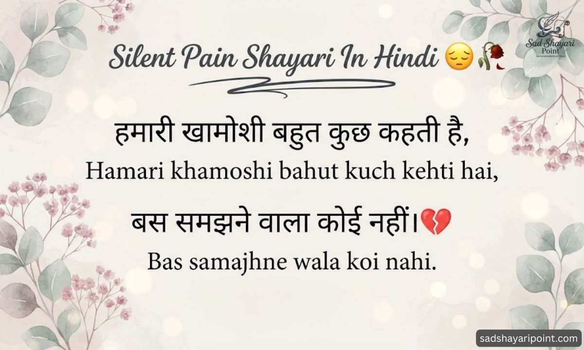 Broken Heart Sad Shayari In Hindi