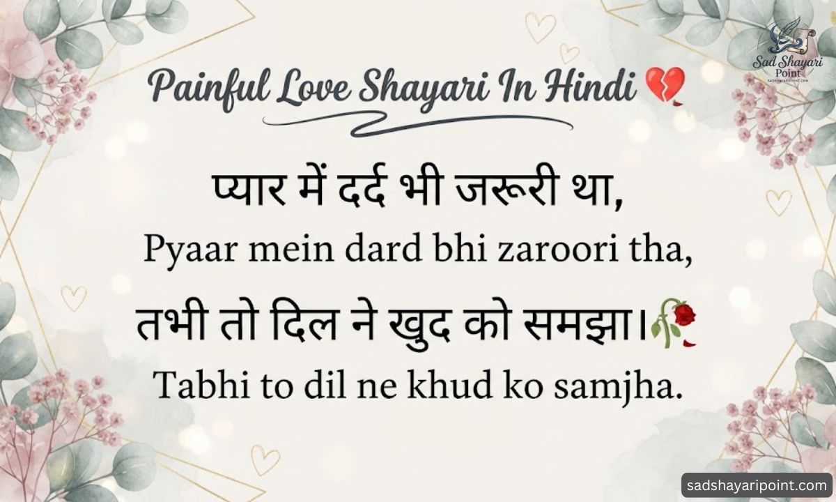 Broken Heart Sad Shayari In Hindi