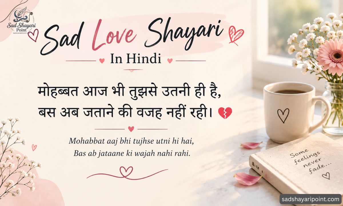 Broken Heart Sad Shayari In Hindi