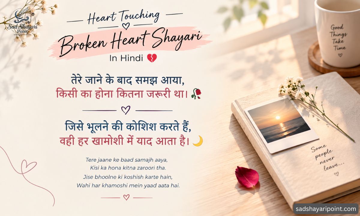 Broken Heart Sad Shayari In Hindi